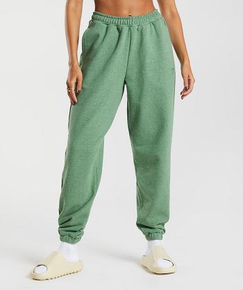 Dámské Kalhoty Jogger Gymshark Rest Day Sweats Zelene | CZ 4135FDN